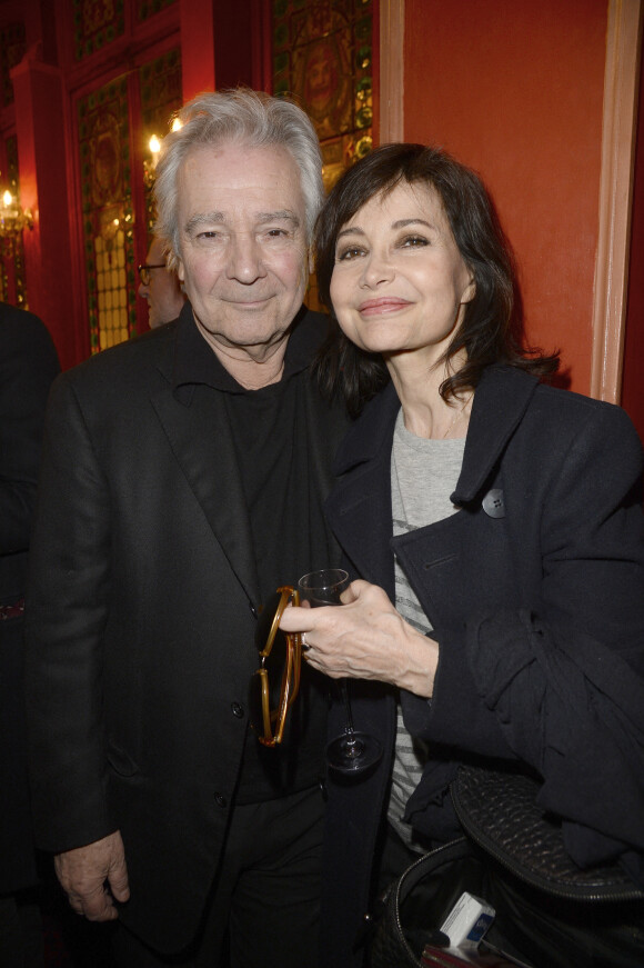 Pierre Arditi et sa femme Évelyne Bouix - People à la générale de la pièce "L'être ou pas" au Théâtre Antoine à Paris le 21 mars 2016. © Coadic Guirec/Bestimage