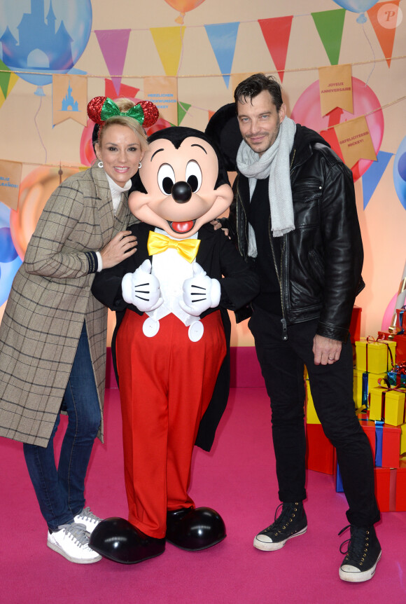 Exclusif - Elodie Gossuin et son mari Bertrand Lacherie - Célébration des 90 ans de magie avec Mickey à Disneyand Paris le 17 novembre 2018 © Veeren/Bestimage 