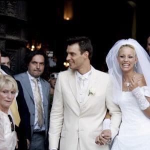 Mariage d'Elodie Gossuin et Bertrand Lacherie en 2006 à Compiègne