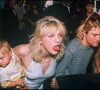 Archives : Kurt Cobain, Courtney Love et leur fille Frances en 1993