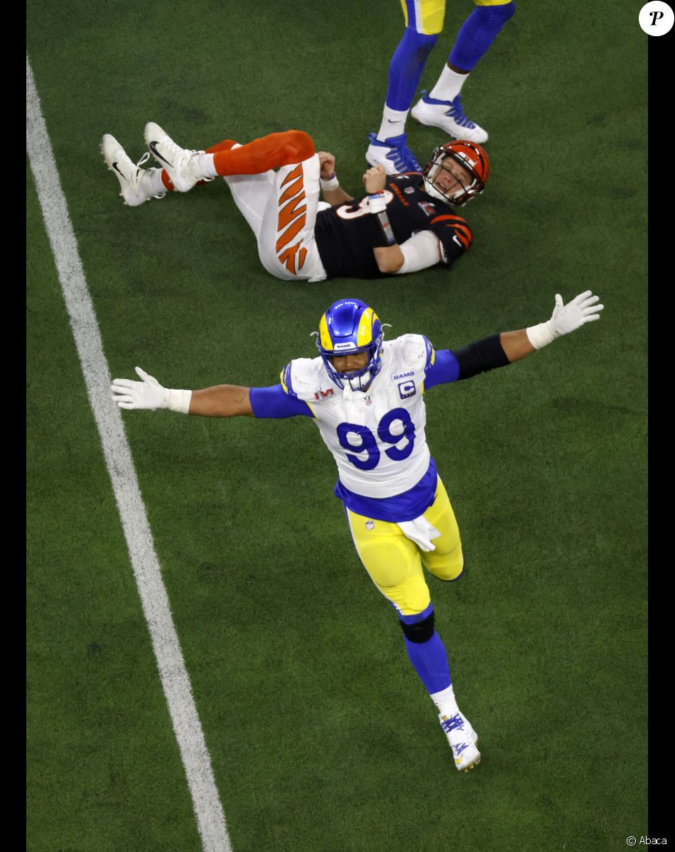 Les Los Angeles Rams remportent le Super Bowl le 13 février 2022. (Credit Image: © Charles Baus/CSM via Zuma Wire/ABACAPRESS.COM)