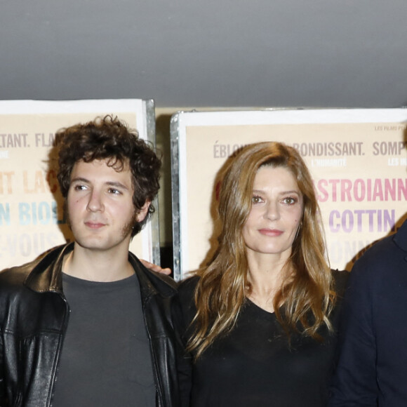 Benjamin Biolay, Vincent Lacoste, Chiara Mastroianni, Christophe Honoré à l'avant-Première du film "Chambre 212" au cinéma UGC Ciné Cité Les Halles à Paris, France, le 30 septembre 2019. © Marc Ausset-Lacroix/Bestimage 
