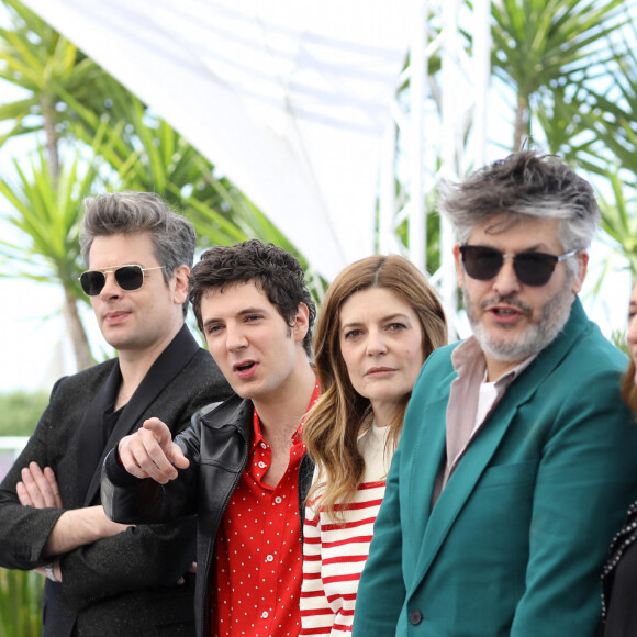 Benjamin Biolay, Vincent Lacoste, Chiara Mastroianni, Christophe Honoré et Camille Cottin au photocall du film "Chambre 212" lors du 72ème Festival International du film de Cannes, France, le 20 mai 2019. © Jacovides-Moreau/Bestimage 
