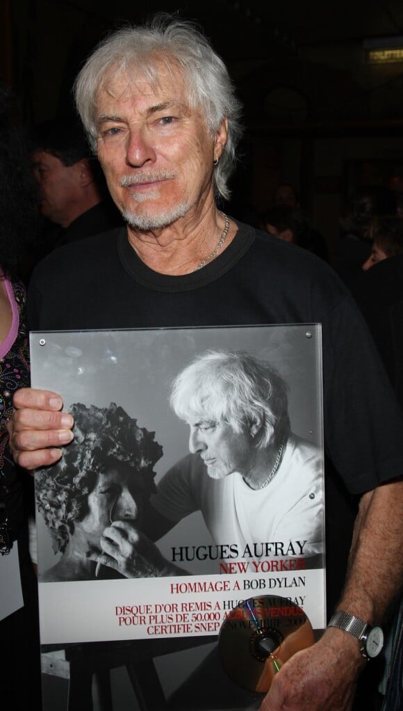 Hugues Aufray, récemment récompensé pour son dernier album hommage à Bob Dylan, par l'Académie Charles Cros.
