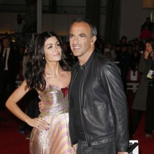 Jenifer Bartoli et Nikos Aliagas lors de la 18ème cérémonie des "NRJ Music Awards" au Palais des Festivals à Cannes, le 12 novembre 2016. © Christophe Aubert via Bestimage 