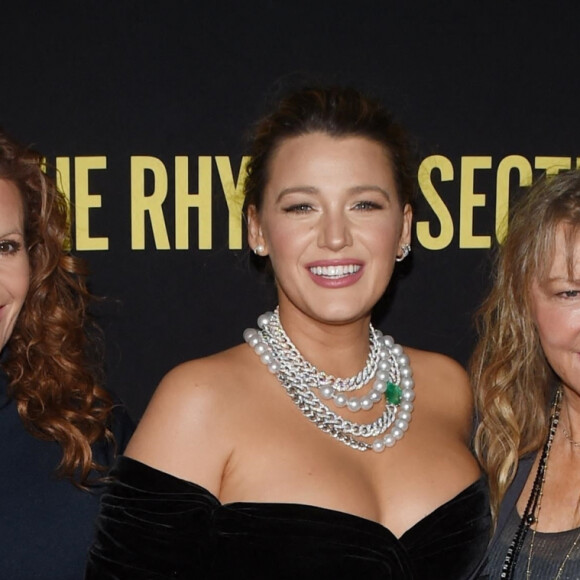 Blake Lively, sa soeur Robyn Lively et leur mère Elaine Lively à la projection de The Rhythm Section au Brooklyn Academy of Music à New York, le 27 janvier 2020