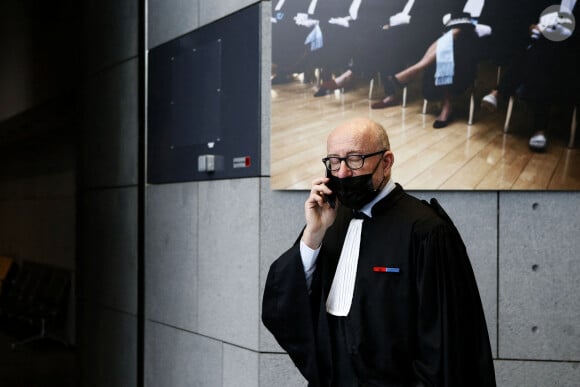 Maître Alain Jakubowicz, avocat de Nordhal Lelandais, accusé du meurtre de Maëlys De Aranjo, lors du procès en assises, à Grenoble, Isère, France © Pascal Fayolle/Bestimage 
