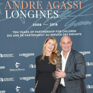 Steffi Graf et son mari André Agassi - Longines a organisé un Gala de charité en l'honneur de Steffi (Stefanie) Graf et de André Agassi avec les associations caritatives "Children for Tomorrow" et "The André Agassi Foundation for Education" au Musée Rodin à Paris avec qui la marque célèbre ses 10 ans de partenariat. Longines donnera le coup d'envoi d'une vente aux enchères de montres exclusives en faveur des associations de Steffi Graf et de André Agassi. Paris le 2 juin 2018 © Guirec Coadic/Bestimage