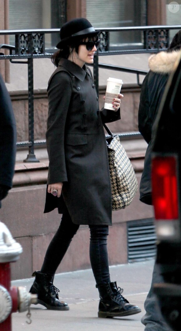 Ashlee Simpson à New York le 9 janvier 2010