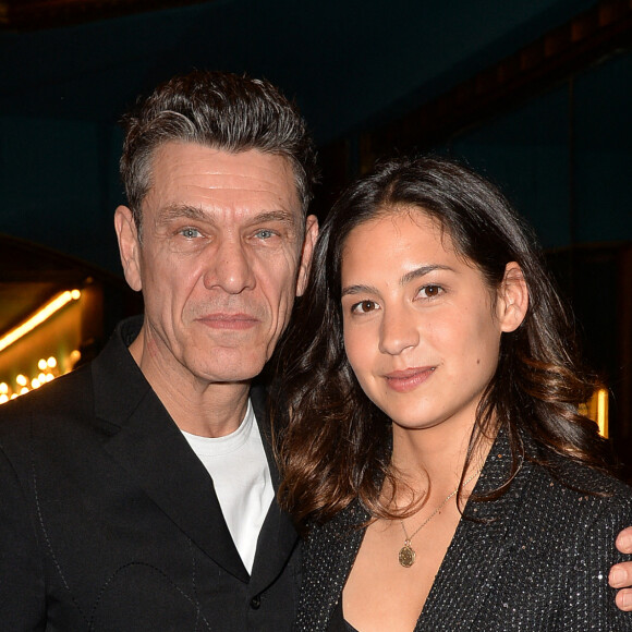 Marc Lavoine et sa compagne Line Papin à la générale de presse du spectacle musicale "Les Souliers Rouges" aux Folies Bergères à Paris, France, le 4 février 2020. © Veeren/Bestimage 