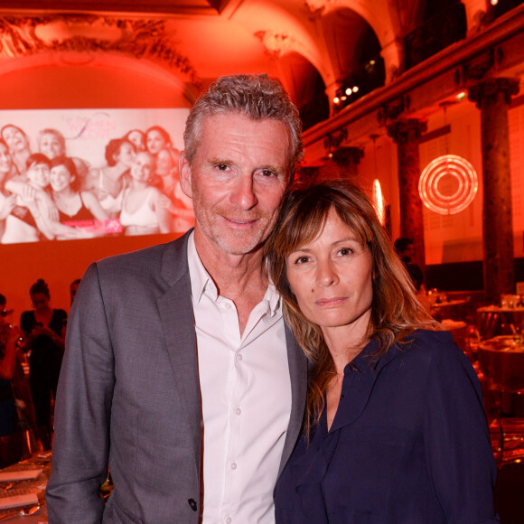 Exclusif - Denis Brogniart et sa femme Hortense Brogniart - Dîner de la Fondation ARC au Pavillon Cambon-Capucines à Paris, le 7 octobre 2019. © Rachid Bellak / Bestimage