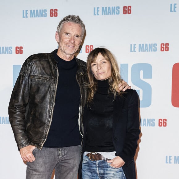 Denis Brogniart et sa femme Hortense à l'avant-première du film " Le Mans" au cinéma Gaumont Champs-Élysées à Paris, France © Olivier Borde/Bestimage 