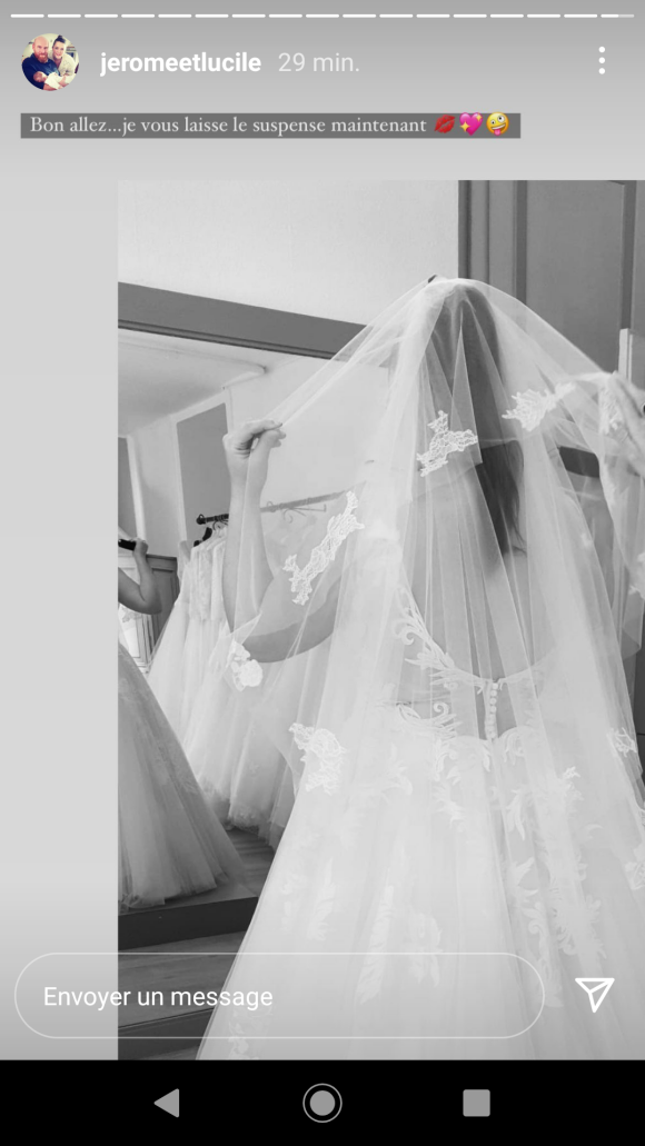 Lucile de "L'amour est dans le pré" fait des essayages de robe de maruée, le 21 février 2022