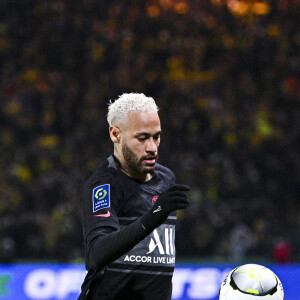 Neymar Jr (PSG) lors du match de championnat de Ligue 1 Uber Eats opposant le FC Nantes au Paris Saint-Germain (PSG) au stade de la Beaujoire à Nantes, France, le 19 février 2022. Nantes a gagné 3-1. © Jean-Baptiste Autissier/Panoramic/Bestimage