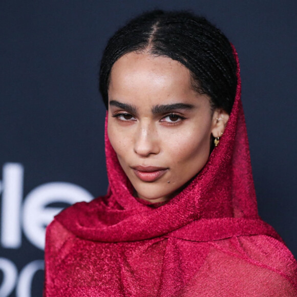 Zoe Kravitz lors du photocall de la soirée "InStyle Awards 2021" au Getty Center à Los Angeles, Californie, Etats-Unis, le 15 novembre 2021.