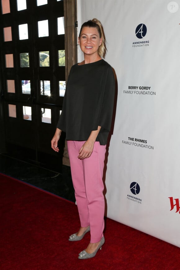 Ellen Pompeo à la soirée 'Turn Me Loose' au The Wallis Annenberg Center à Beverly Hills, le 15 octobre 2017. 