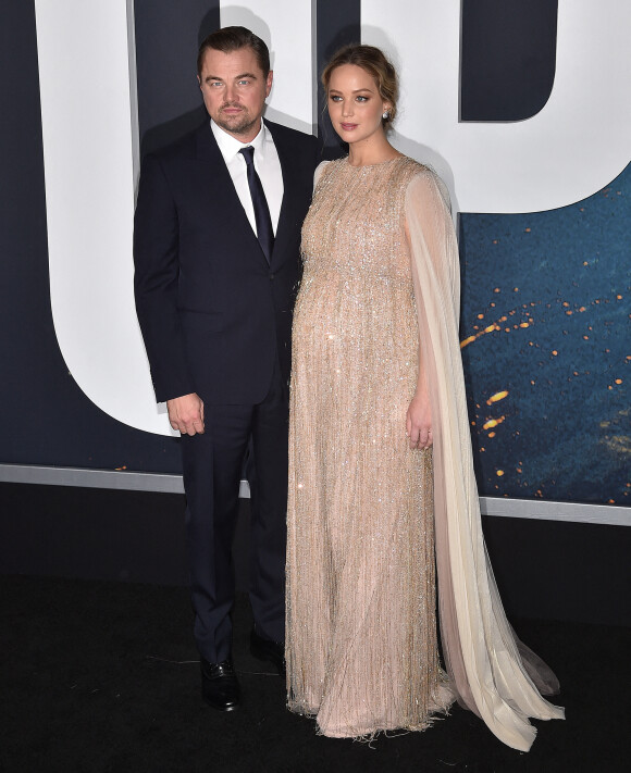 Leonardo DiCaprio, Jennifer Lawrence - Première de "Don't Look Up" (Netflix) à New York, le 5 décembre 2021.