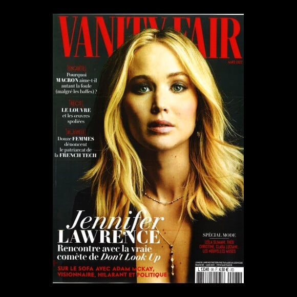 Retrouvez l'interview intégrale de Jennifer Lawrence dans le magazine Vanity Fair du mois de mars 2022.