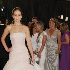 Jennifer Lawrence - Arrivées à la 85e cérémonie des Oscars à Los Angeles en 2013.