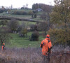 Chasse, chasseurs en automne - Photo par Benard/ANDBZ/ABACAPRESS.COM