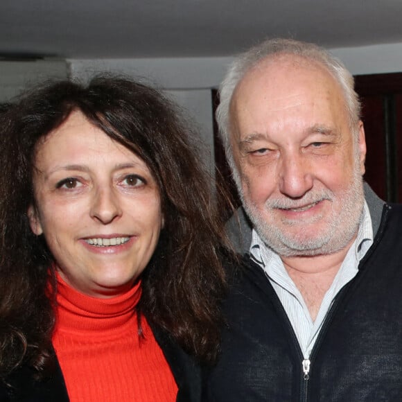 Exclusif - Stéphanie Bataille et François Berléand - Cocktail après la représentation de la pièce "Par le bout du nez" au théâtre Libre à Paris le 22 février 2022. © Bertrand Rindoff/Bestimage 