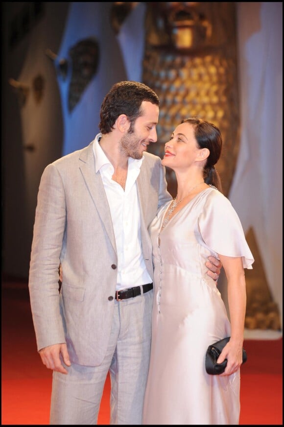 Michael Cohen et Emmanuelle Béart au Festival du Film de Venise en 2008.