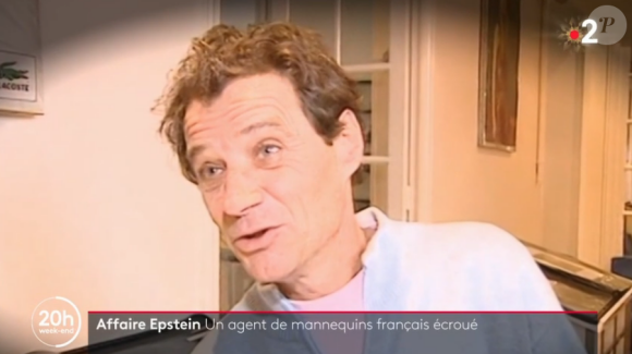 Photo de Jean-Luc Brunel dans un reportage de France 2.