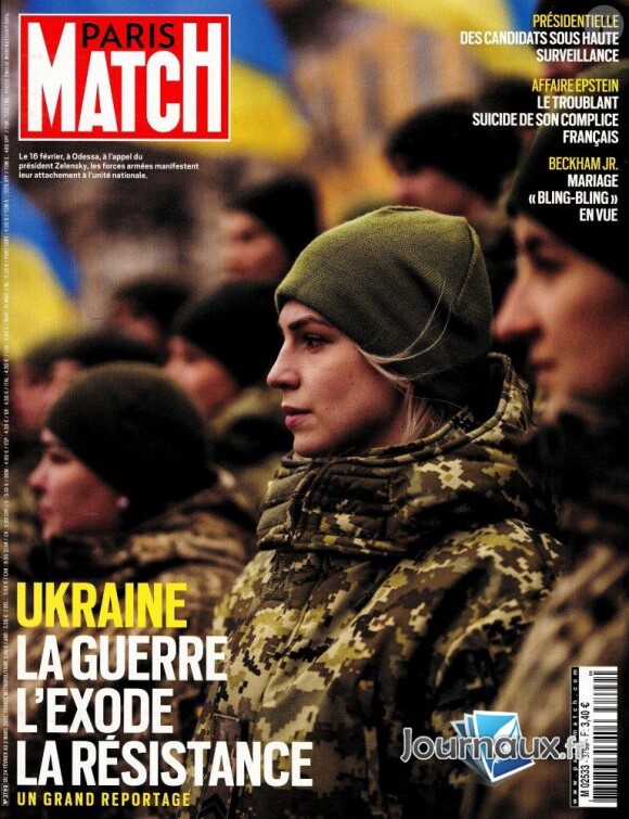 Le magazine "Paris Match" du 24 février 2022.