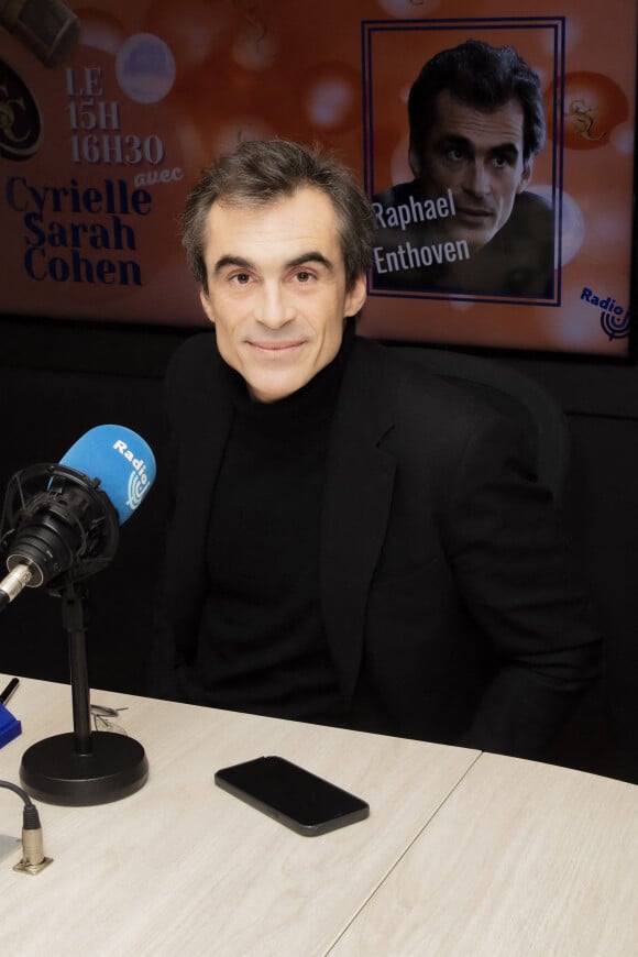 Exclusif - Raphaël Enthoven invité de CS Cohen sur Radio J, le lundi 24 janvier 2022 © Jack Tribeca / Bestimage