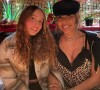 Cathy Guetta et sa fille Angie sur Instagram. Le 27 février 2022.