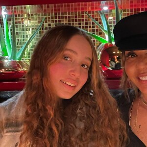 Cathy Guetta et sa fille Angie sur Instagram. Le 27 février 2022.