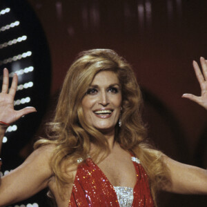 Dalida sur le plateau d'une émission le 29 décembre 1978.