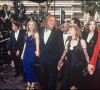 Guillaume, Elisabeth, Julie et Gérard Depardieu au festival de Cannes en 1992