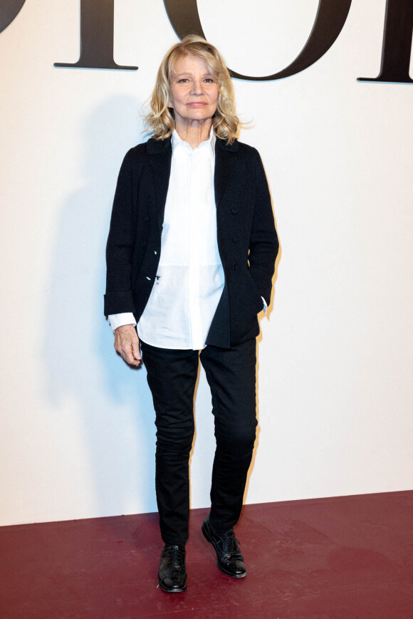 Nicole Garcia assiste au défilé de mode Christian Dior (collection prêt-à-porter automne-hiver 2022/202) lors de la Fashion Week de Paris. Le 1er mars 2022 © Olivier Borde / Bestimage