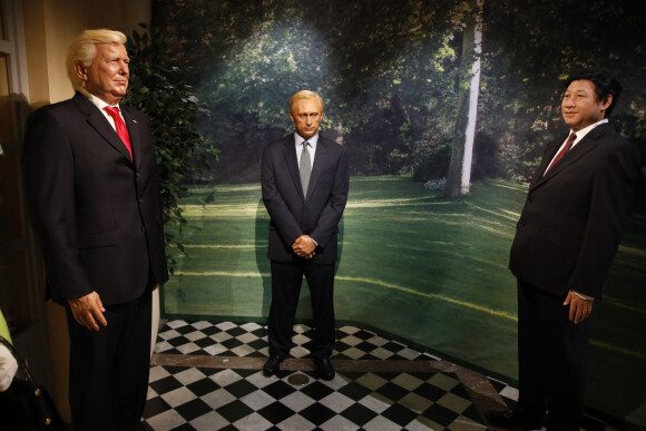 Donald Trump, Vladimir Poutine, Xi Jinping - Visite privée du Musée Grévin à Paris