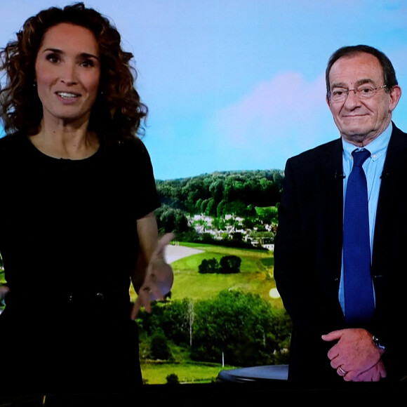 Marie-Sophie Lacarrau, la remplaçante de Jean-Pierre - Dernier JT de Jean-Pierre Pernaut sur TF1 aprés 33 ans de présentation. Paris. © Dominique Jacovides / Bestimage