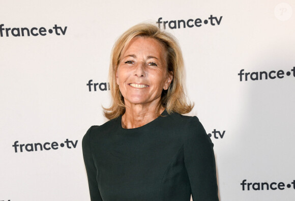 Claire Chazal au photocall de la conférence de presse de France 2 au théâtre Marigny à Paris le 18 juin 2019 © Coadic Guirec / Bestimage