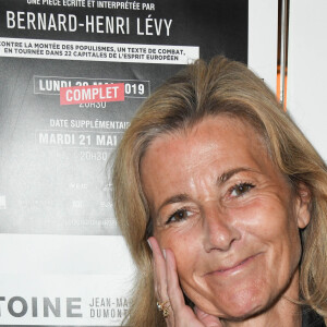 Claire Chazal à la générale de la pièce de Bernard-Henri Levy, "Looking For Europe" au théâtre Antoine à Paris le 21 mai 2019. © Coadic Guirec/Bestimage 