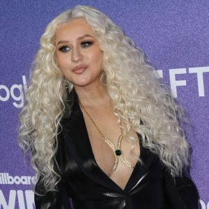Christina Aguilera assiste à la soirée Billboard Women in Music au YouTube Theater. Inglewood, Los Angeles.