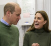 Le prince William, duc de Cambridge, et Catherine (Kate) Middleton, duchesse de Cambridge, au Neon Youth Club de Blaenavon Hwb à Blaenavon, Royaume Uni, le 1er mars 2022. 