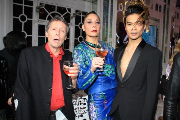 Antoine de Maximy, Jeremy Bellet - Défilé de mode de la styliste Grace Moon au Salon Des Miroirs. Paris. Le 3 mars 2022.