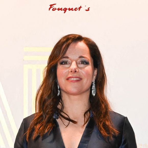 Laure Calamy - Photocall au Fouquet's après la 47e cérémonie des César à Paris, le 26 février 2022. © Coadic Guirec / Bestimage