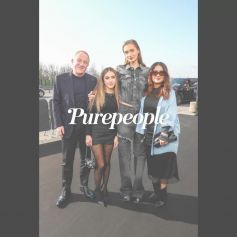 François-Henri Pinault en famille à la Fashion Week, avec ses deux filles et Salma Hayek