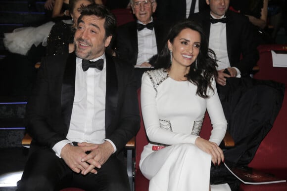 Javier Bardem et sa femme Penelope Cruz - Salle - 32 ème Cérémonie des Goya Awards 2018 à Madrid le 3 février 2018
