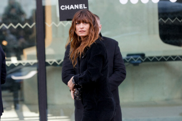 Caroline de Maigret - Arrivées au défilé de mode automne-hiver 2022-2023 "Chanel" au Grand Palais Ephémère à Paris le 8 mars 2022. © Christophe Clovis / Veeren / Bestimage