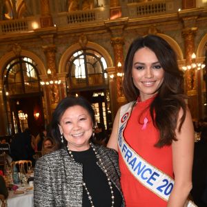 Jeanne d'Hauteserre et Diane Leyre (Miss France 2022) - Déjeuner du Chinese Business Club à Paris, à l'occasion de la Journée internationale des droits des femmes. Le 7 mars 2022 © Rachid Bellak / Bestimage 