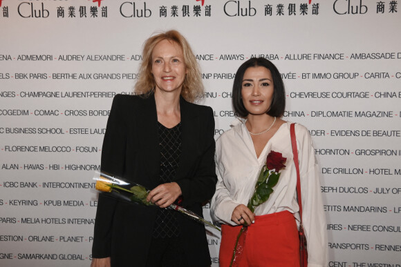 Alexandra Vandernoot et Karima Charni - Déjeuner du Chinese Business Club à Paris, à l'occasion de la Journée internationale des droits des femmes. Le 7 mars 2022 © Rachid Bellak / Bestimage 