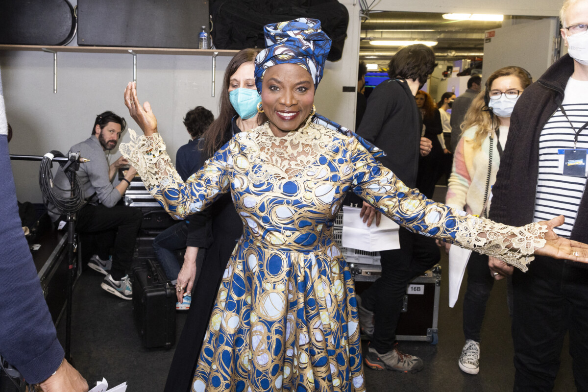 Photo Exclusif Angélique Kidjo Backstage de l'émission spéciale