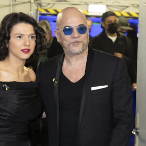 Exclusif - Khatia Buniatishvili, Pascal Obispo - Backstage de l'émission spéciale "Unis pour l'Ukraine" à la Maison de la Radio et de la Musique. Paris, le 8 mars 2022. © Cyril Moreau / Jack Tribeca / Bestimage