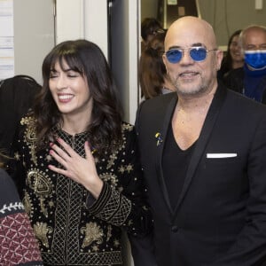 Exclusif - Nolwenn Leroy, Pascal Obispo - Backstage de l'émission spéciale "Unis pour l'Ukraine" à la Maison de la Radio et de la Musique. Paris. © Cyril Moreau / Jack Tribeca / Bestimage